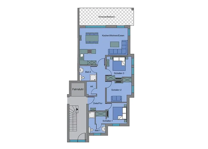 Terrassenwohnung 